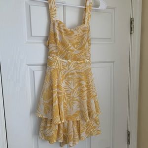 Francescas yellow floral romper